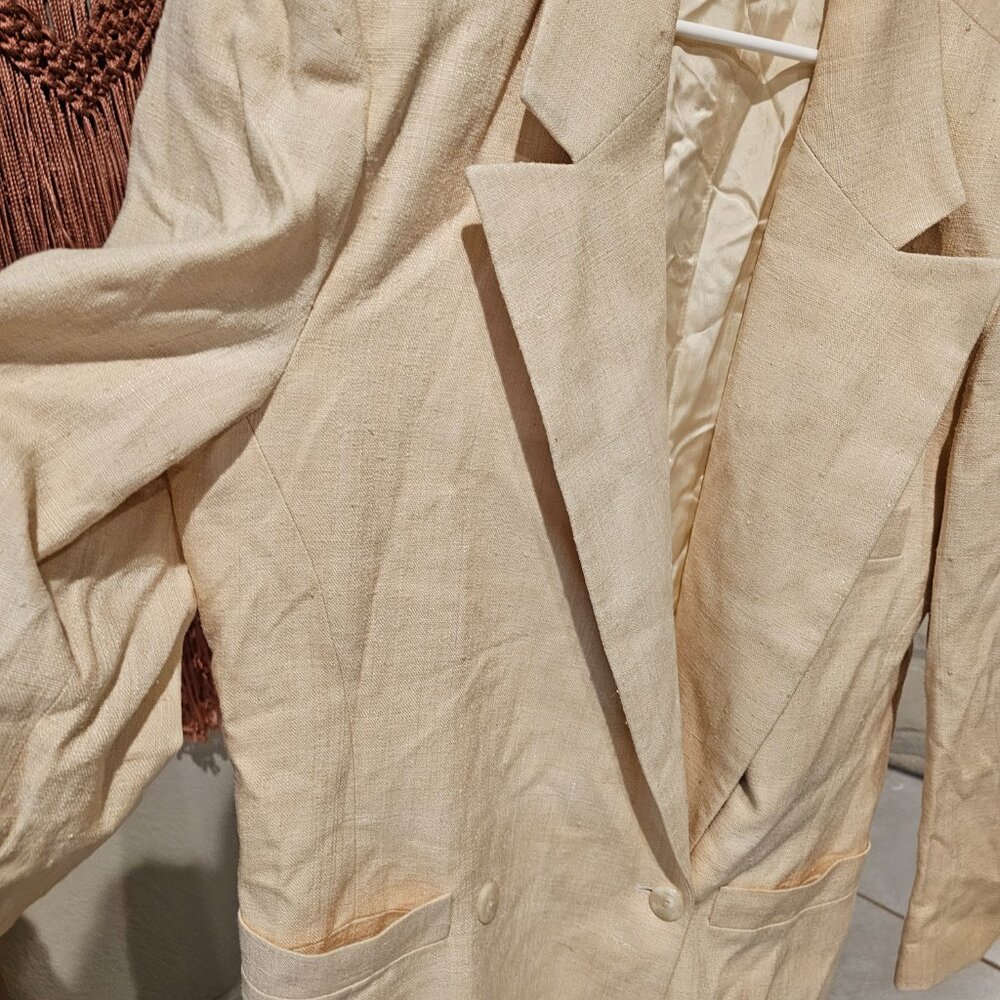 Vintage Ellen Tracy Silk Blazer - Picture 2 of 7